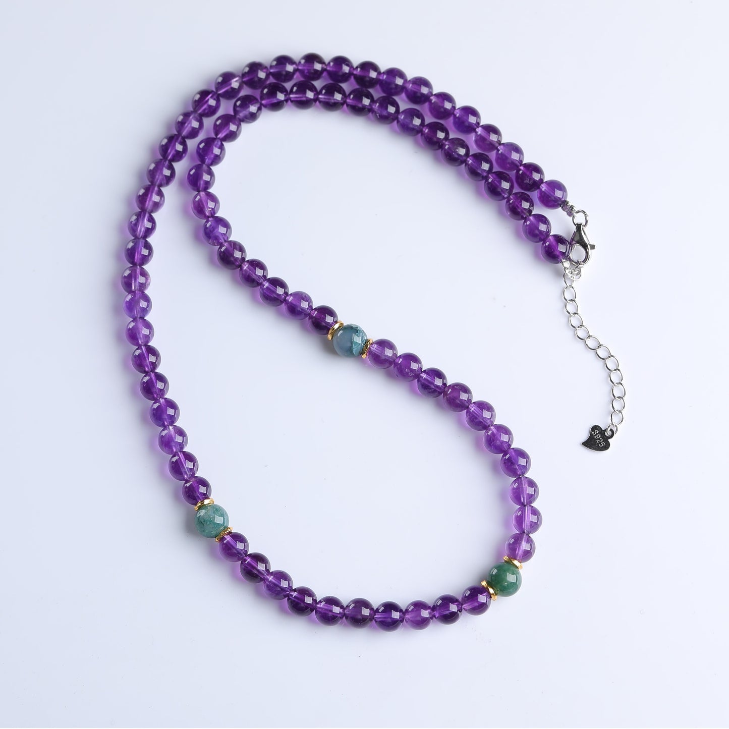 IFULL·灵汐共生·紫渊漫草·紫水晶项链