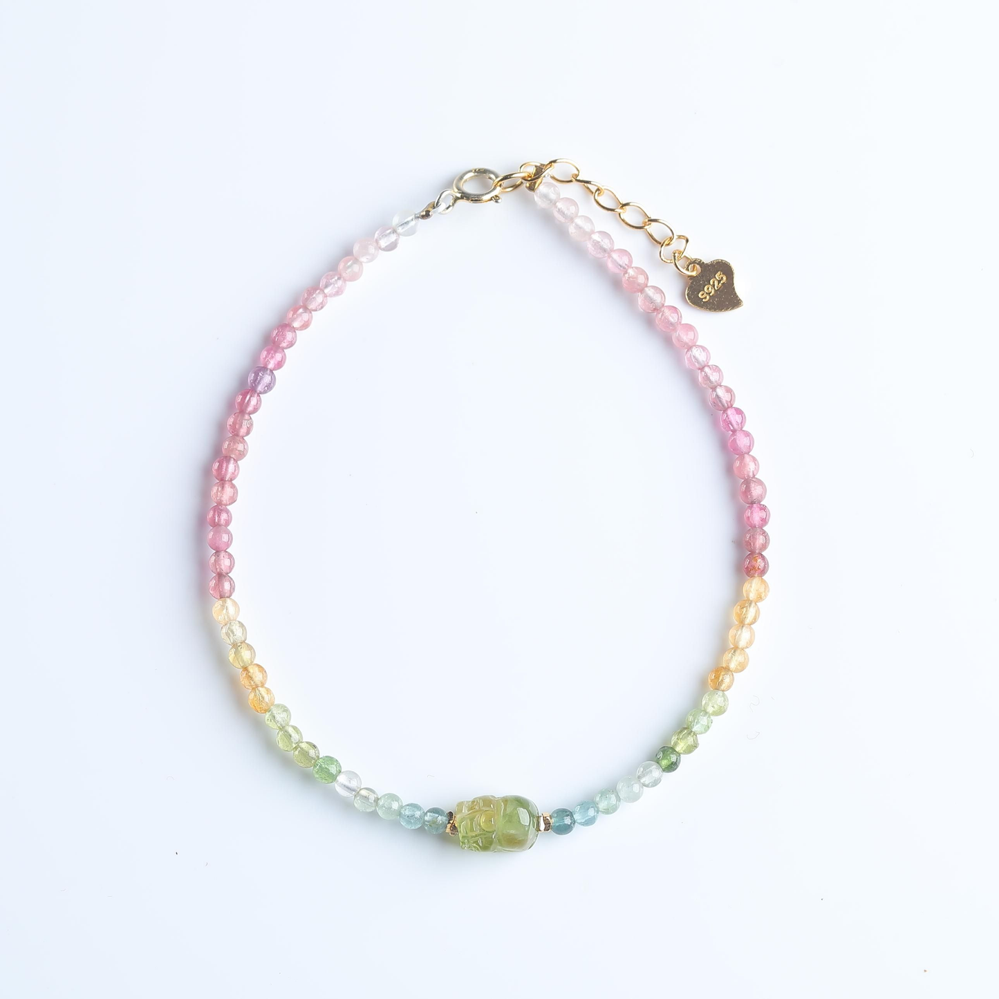 IFULL·多巴胺吞金兽·碧玺貔貅手链