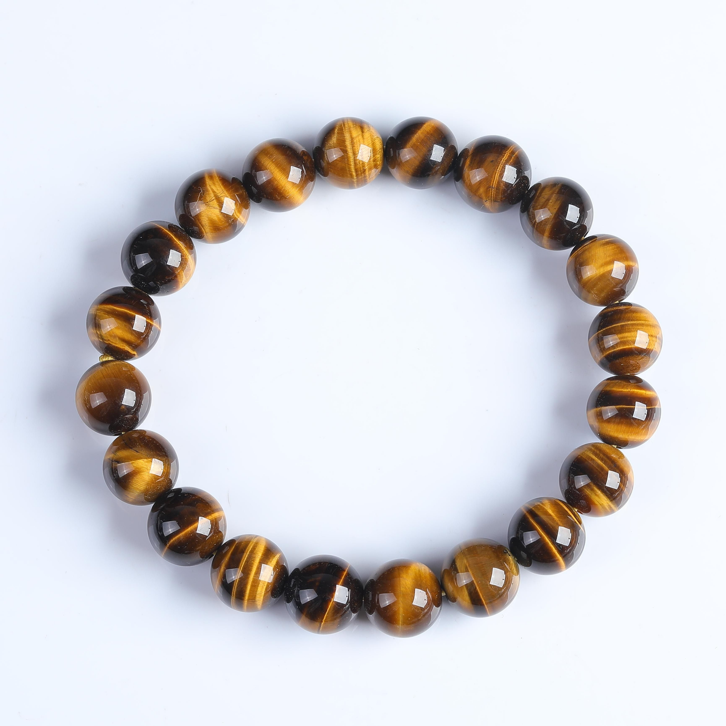 IFULL·招财护运·黄虎眼素圈手串