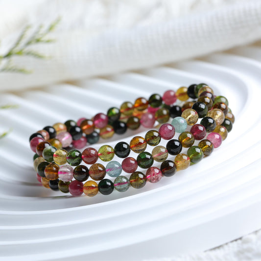 IFULL·老矿鎏彩・老旷碧玺多圈手串