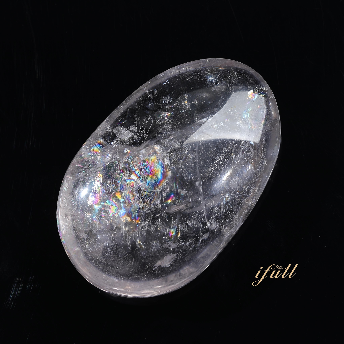 IFULL·晶绵虹光·白水晶手握