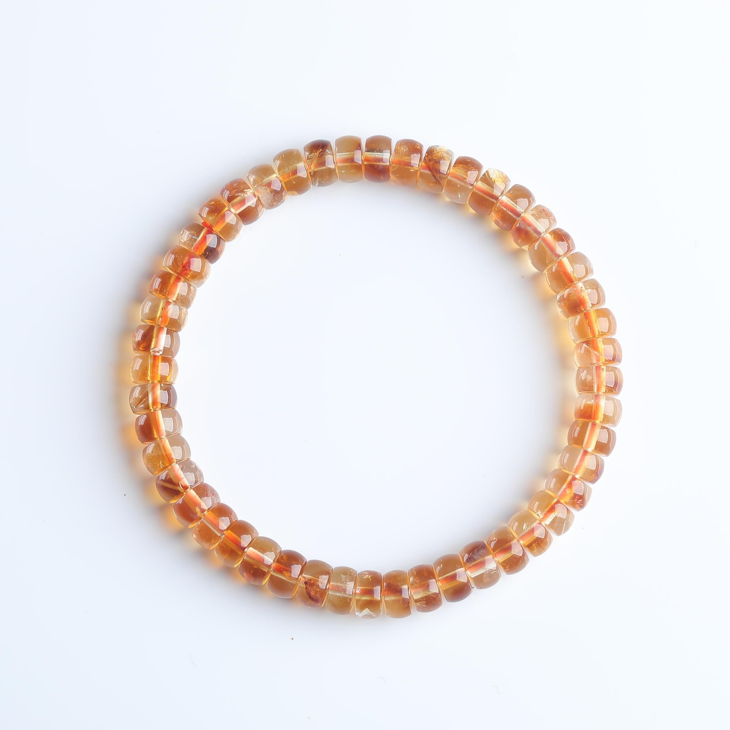 IFULL·脉冲金库·黄水晶直切珠素圈手串